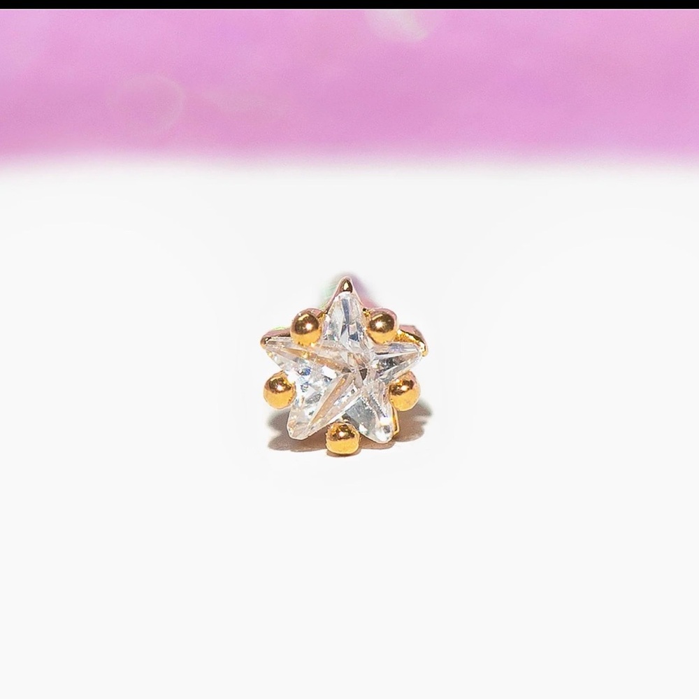 Girls Crew Teeniest & Brightest Star 1 Earring/Nose piercing